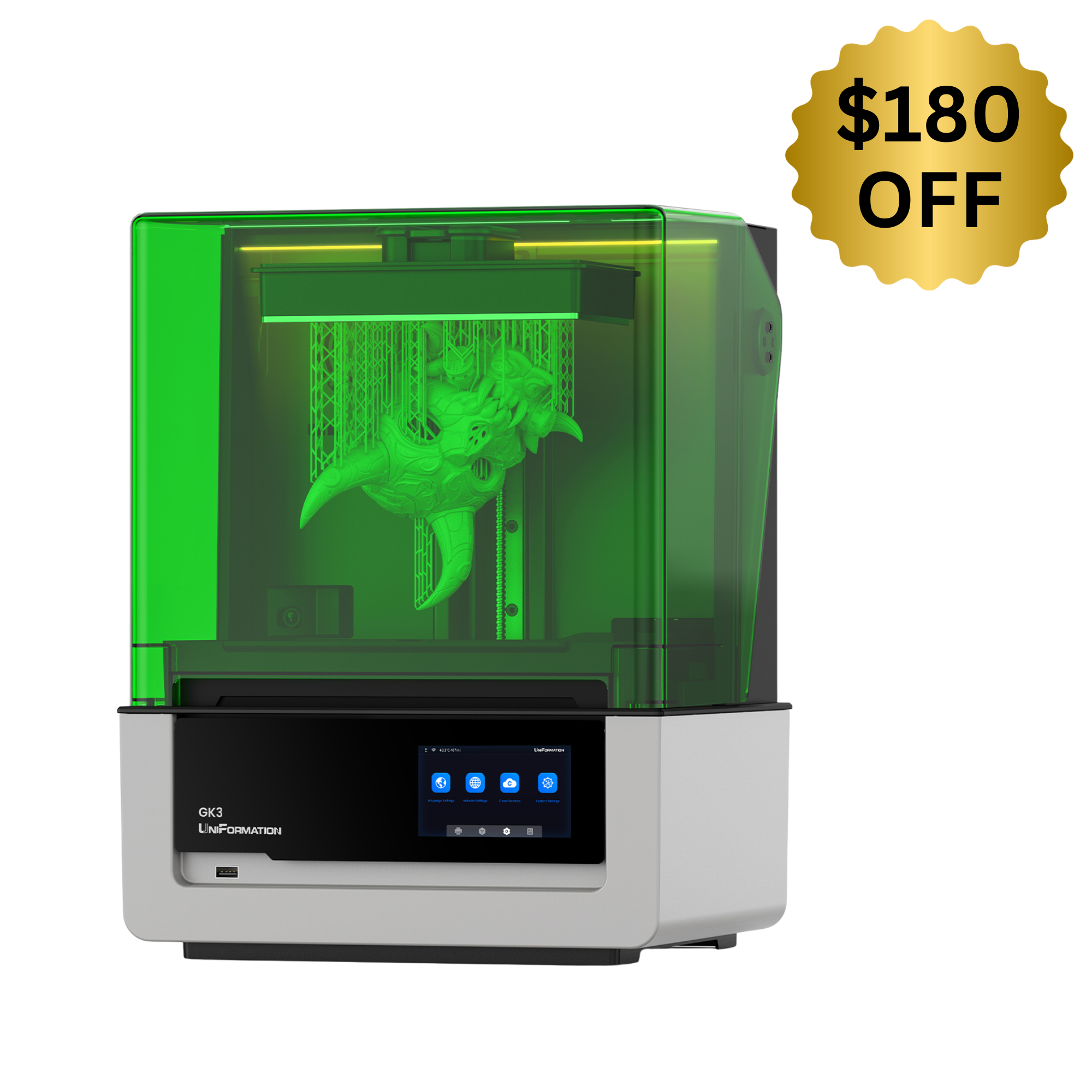 UniFormation GK3 16K Resin 3D Printer