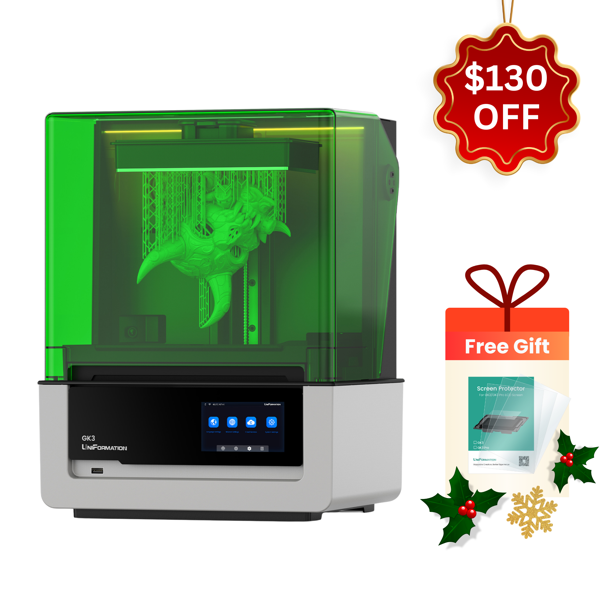 UniFormation GK3 16K Resin 3D Printer