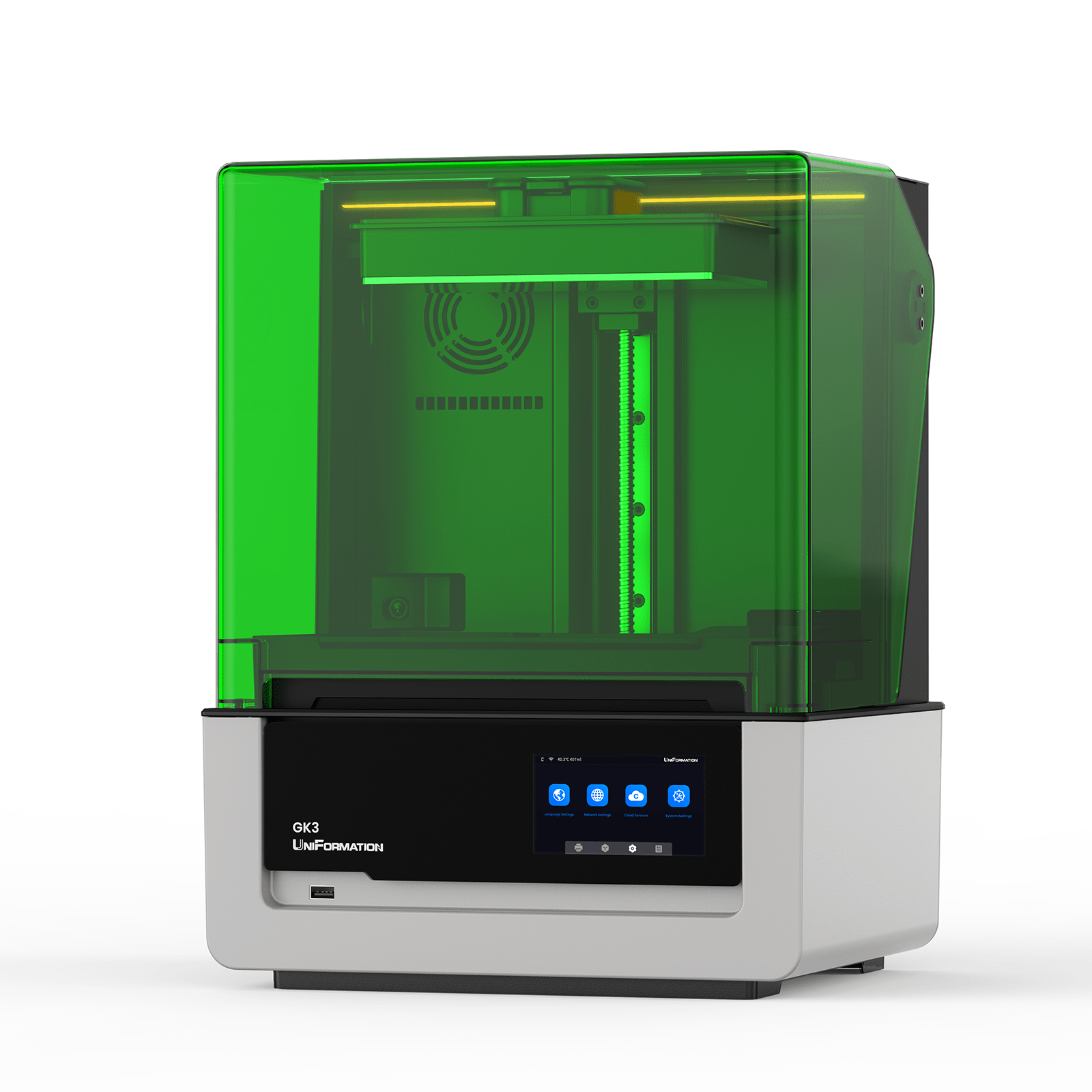 Uniformation 3d resin printer