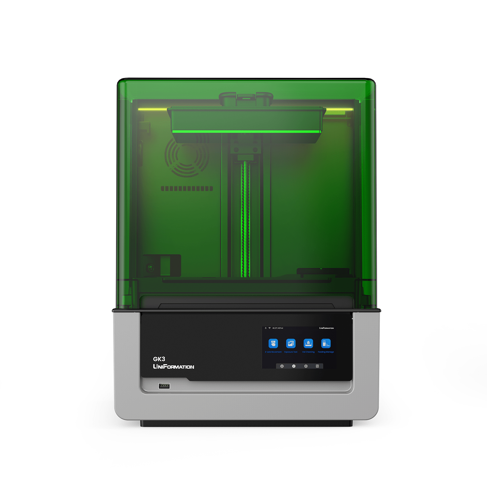 Uniformation 3d resin printer