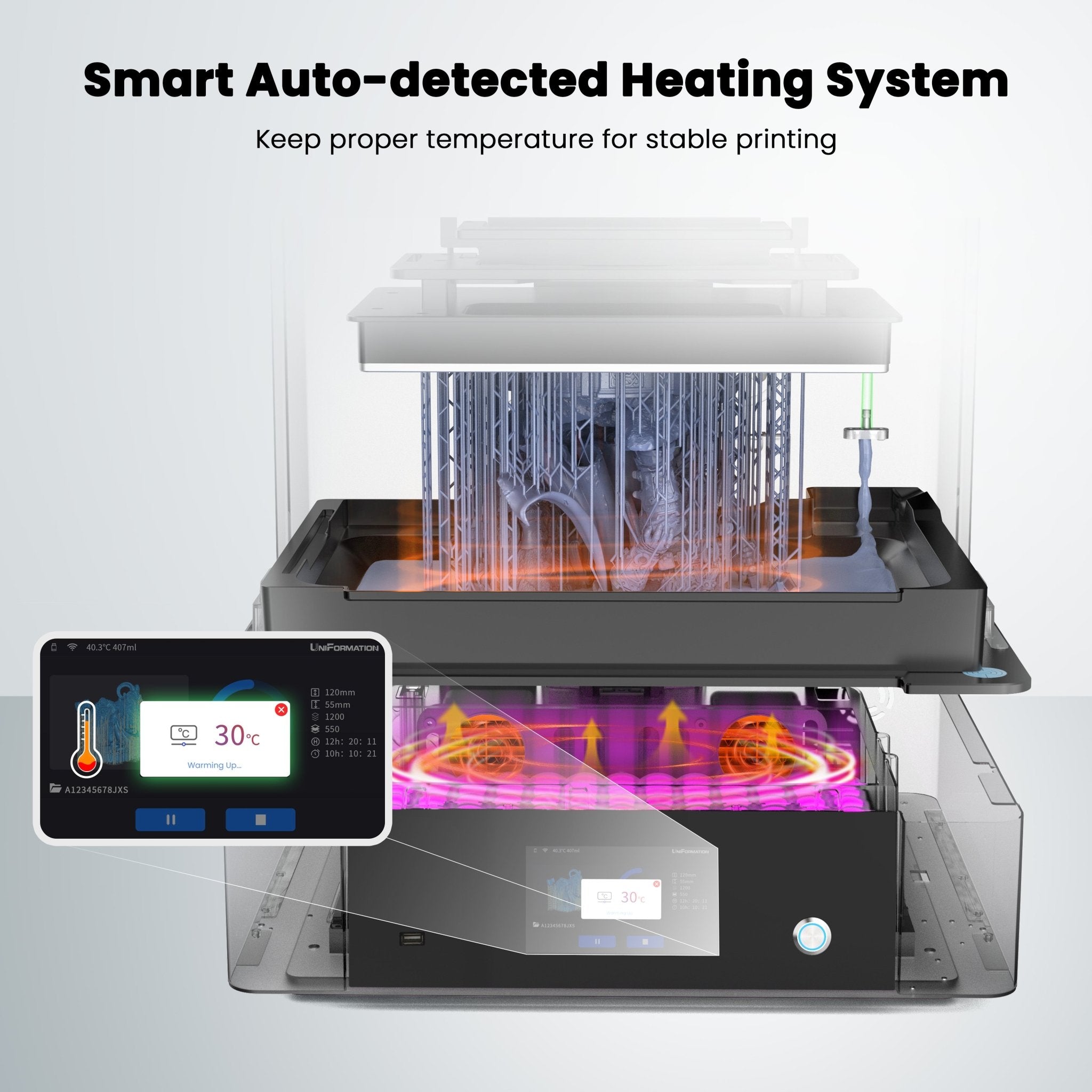 resin 3d printer UniFormation 16K Resin Printer GK3 Ultra - UniFormation 3D Printer