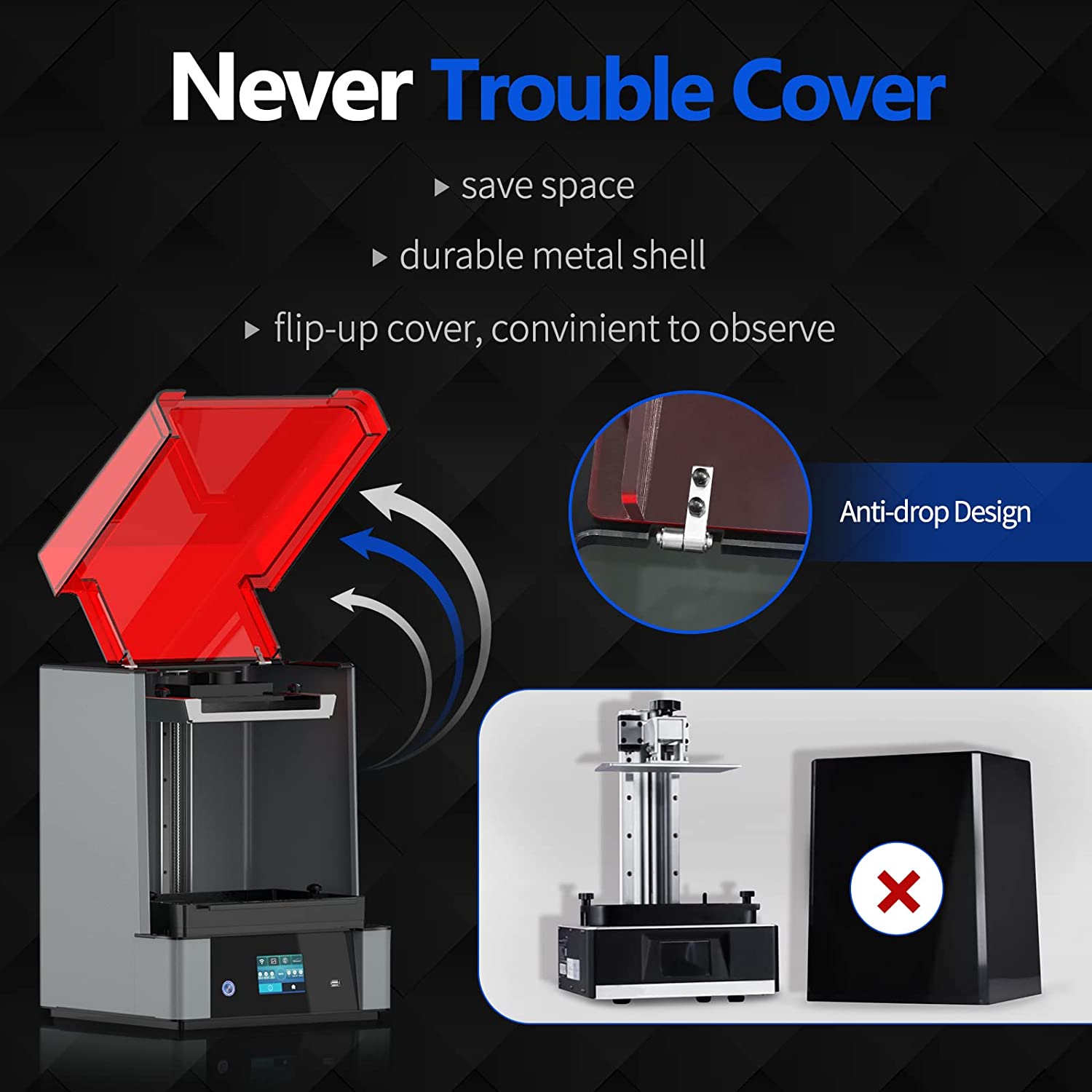 Uniformation 3D Resin Printer GKone 10.1&