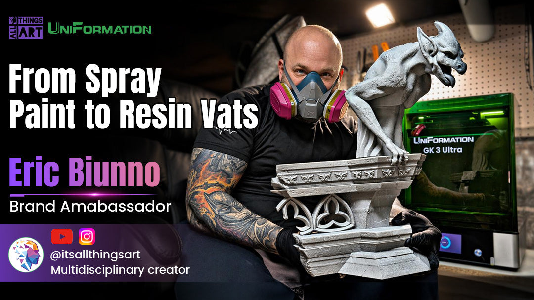From Spray Paint to Resin Vats: How a Street Artist Found His Canvas in 3D Printing