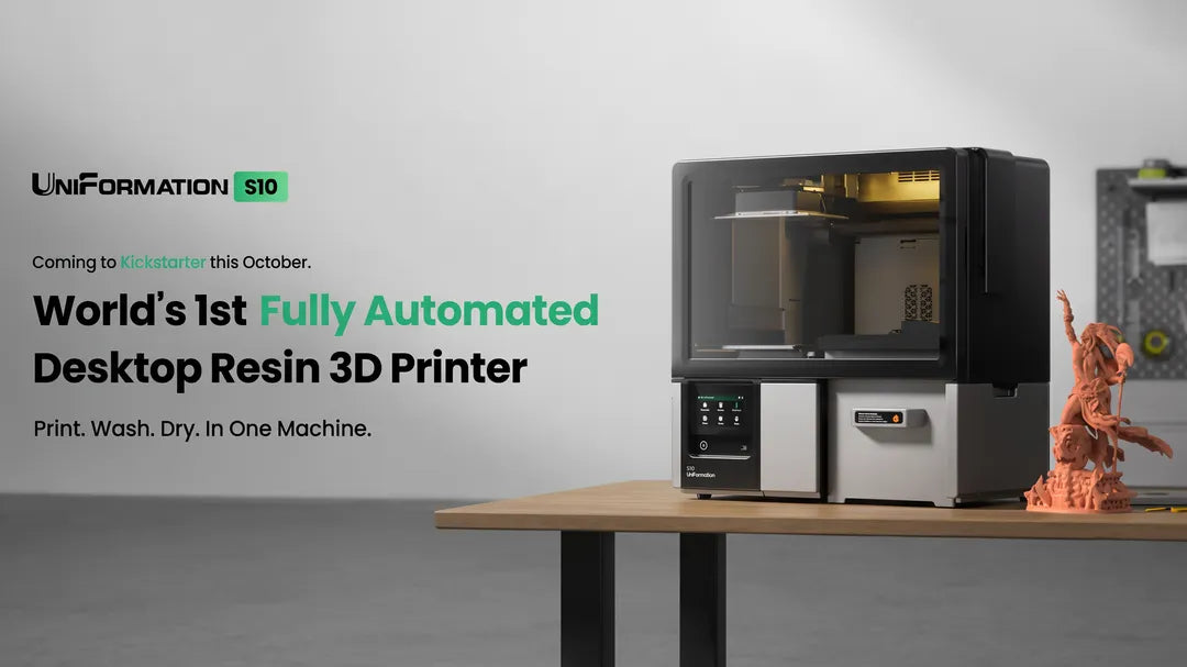 Love Resin Printing, Hate the Mess? Meet the UniFormation S10