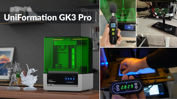 UniFormation GK3 Pro 16K Resin 3D Printer Review - Isidon