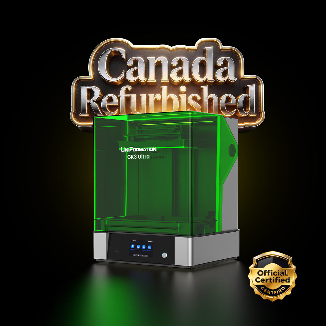 [Pre-Owned] UniFormation 16K Resin Printer GK3 Ultra---CA ONLY