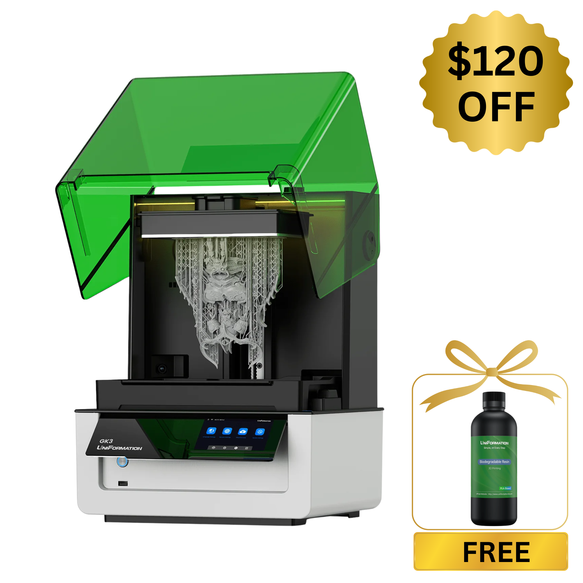 UniFormation GK3 16K Resin 3D Printer
