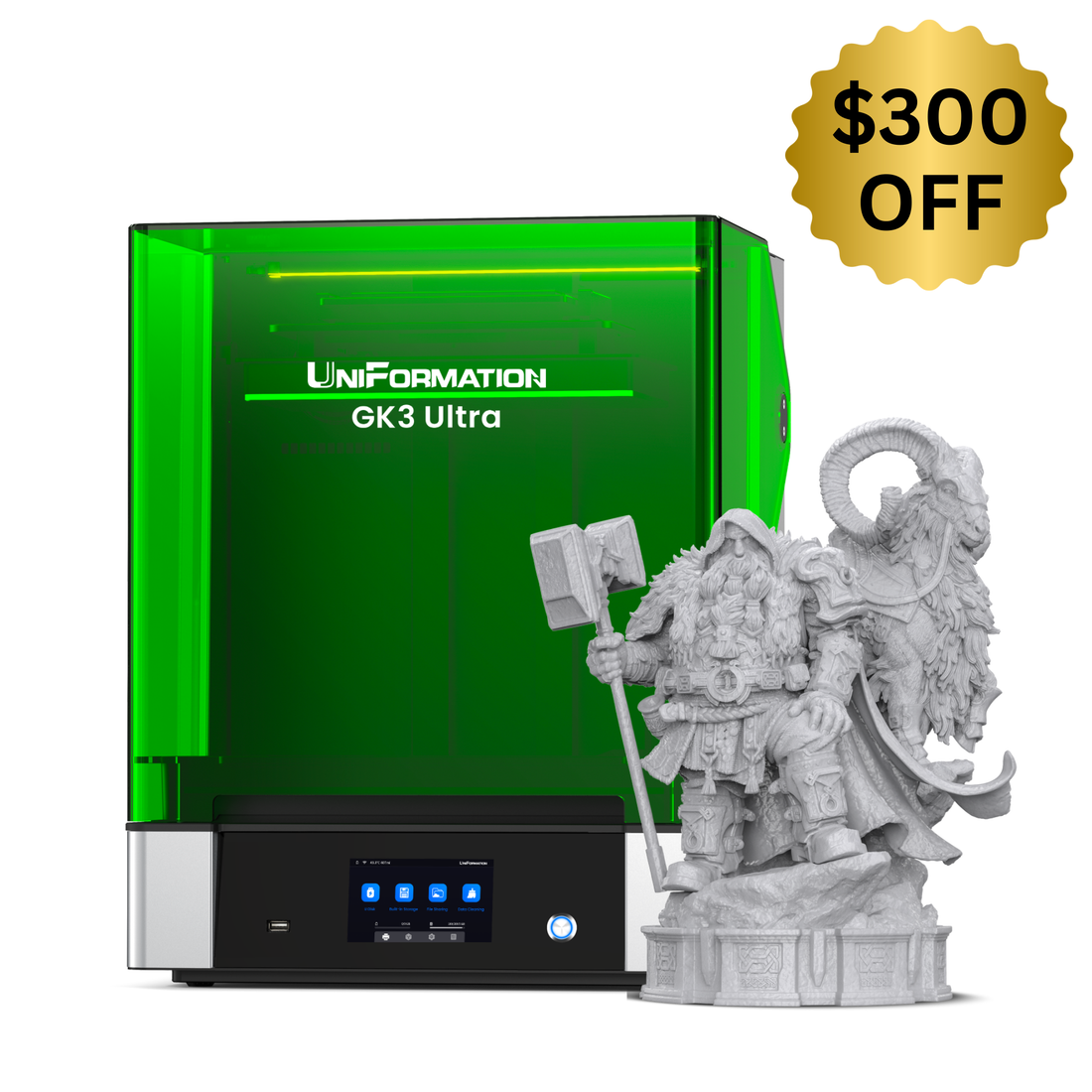 UniFormation 16K Resin Printer GK3 Ultra