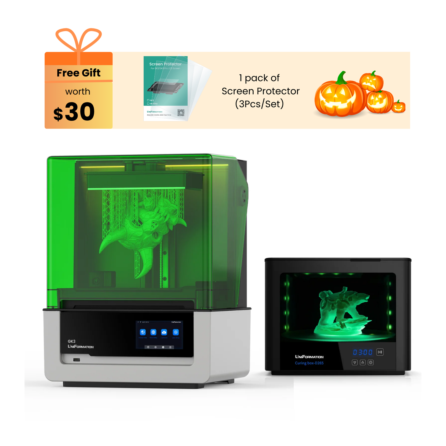 UniFormation GK3 16K Resin 3D Printer