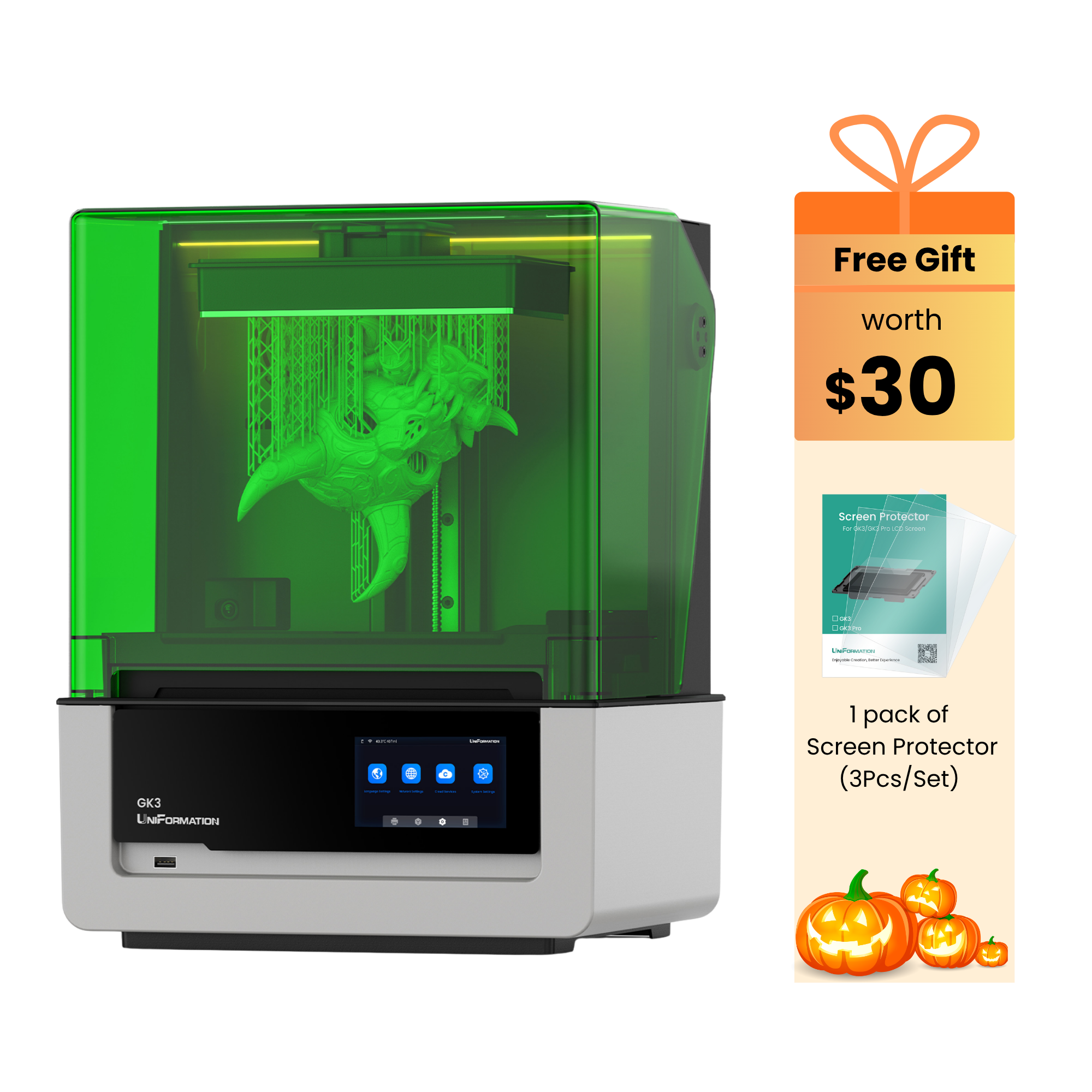 UniFormation GK3 16K Resin 3D Printer