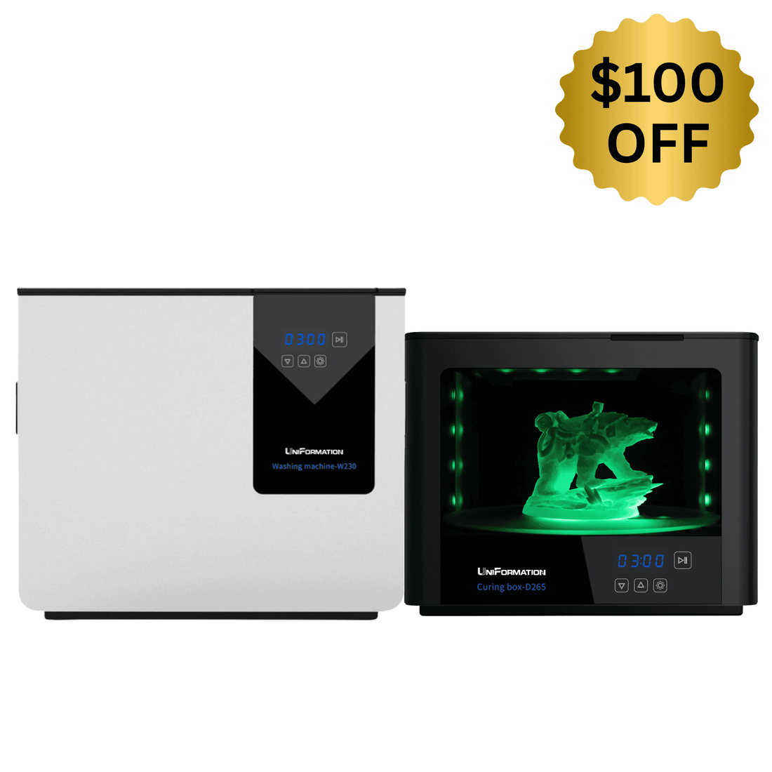 Washing &amp; Curing Machine Combo for GK3